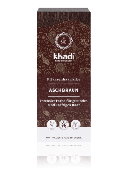 Khadi PFLANZENHAARFARBE ASCHBRAUN