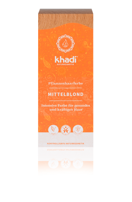 Khadi PFLANZENHAARFARBE MITTELBLOND