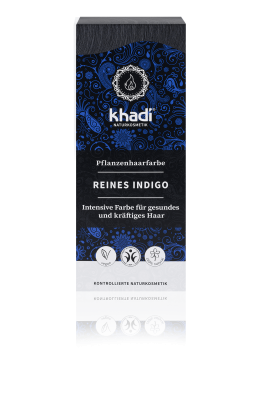 Khadi PFLANZENHAARFARBE REINES INDIGO