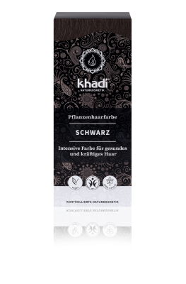 Khadi PFLANZENHAARFARBE SCHWARZ