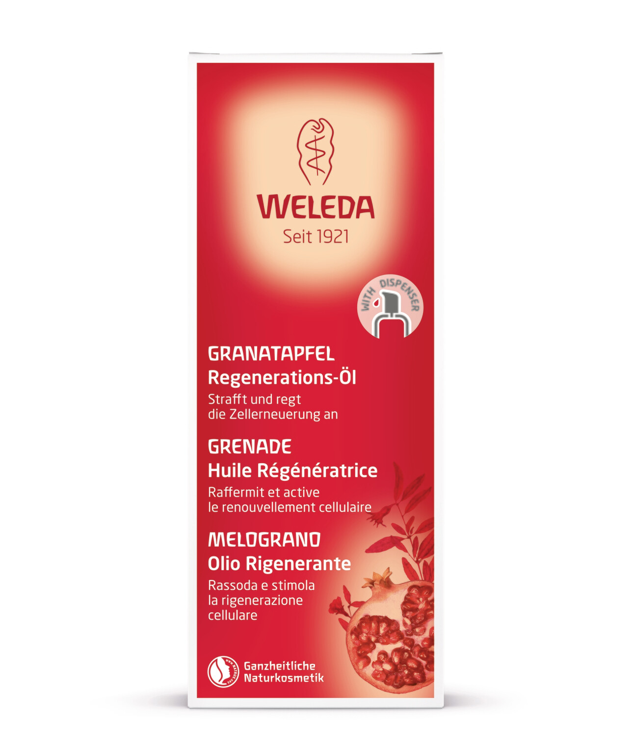 WELEDA Körperöl Granatapfel regenerier. 100ml