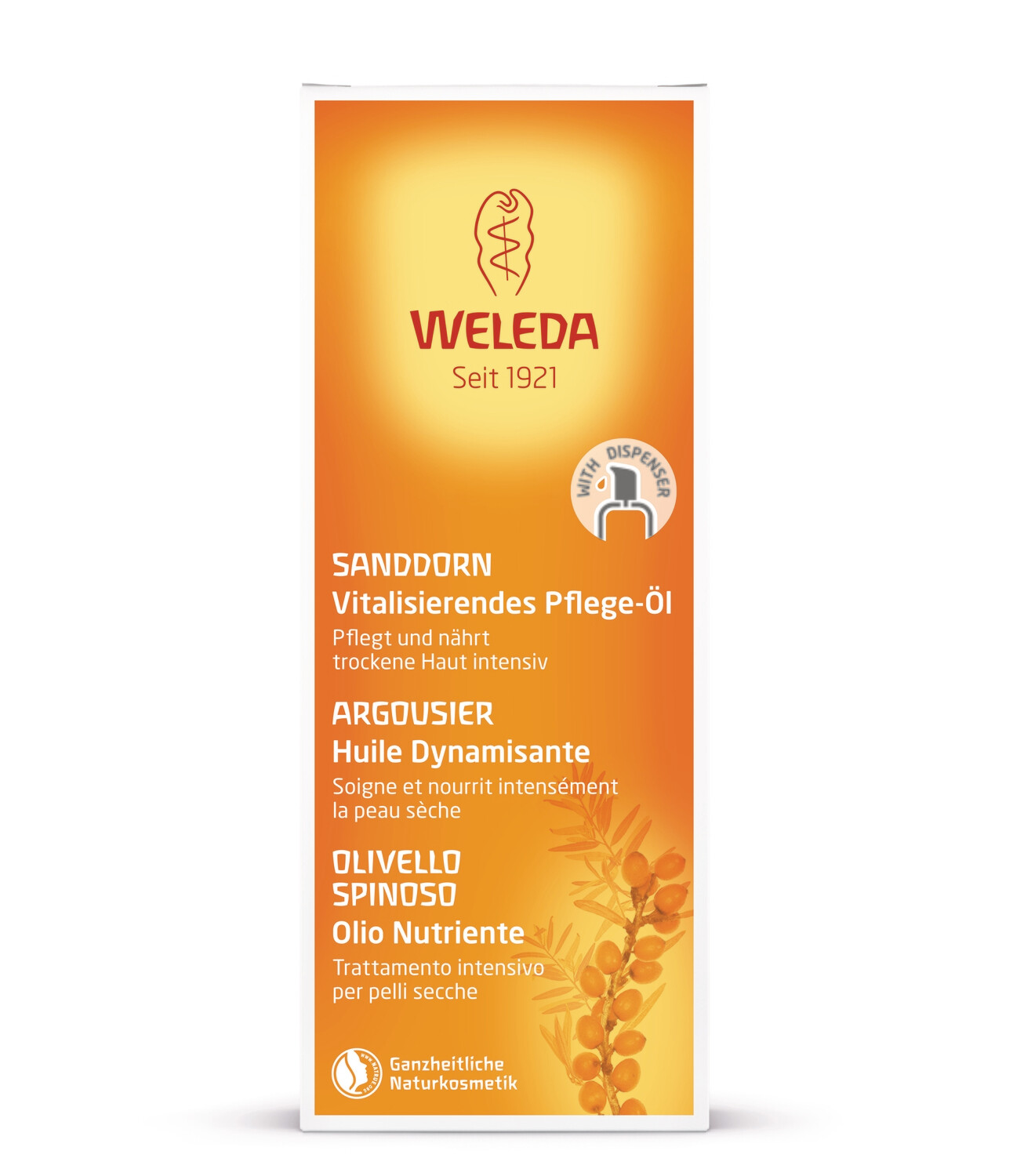 Sanddorn Vitalisierendes Pflege-Öl Weleda 100ml
