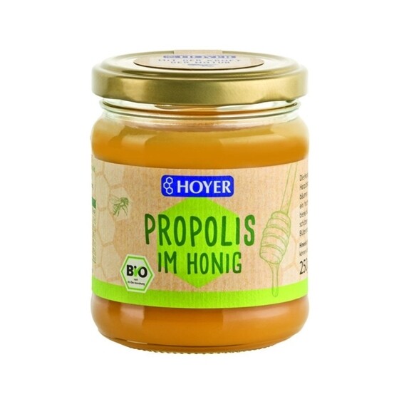 Honig Bio Propolis im Honig Glas 250 g