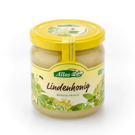Honig Allos Bio Lindenhonig Würzig-Frisch Glas 500 g