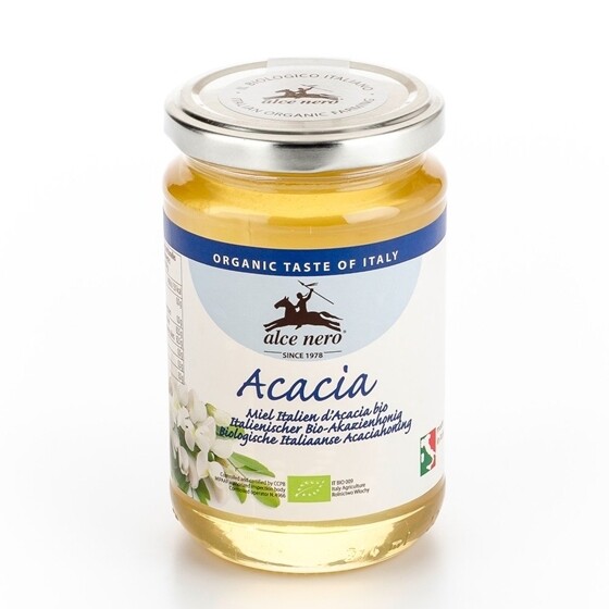 Honig Alce Nero Bio Honig Akazien Glas 400 g