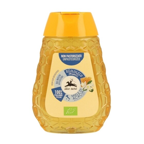 Honig Alce Nero Bio Honig Akazien Spenderflasche Flasche 250 g
