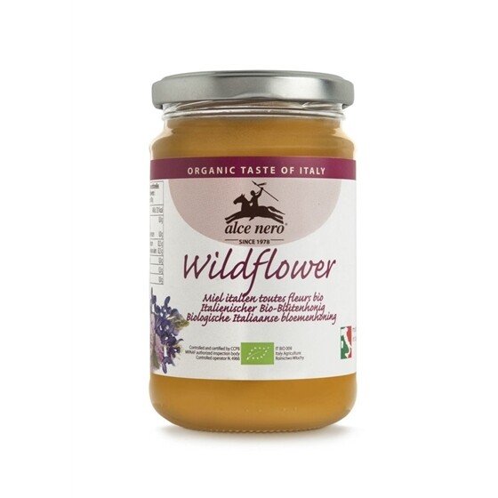 Honig Alce Nero Bio Honig Wildblüten Glas 400 g