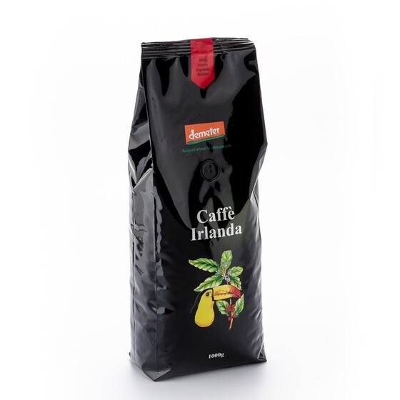 Kaffee Henauer Bio Demeter Kaffee Irlanda Espresso Bohnen Beutel 1 kg