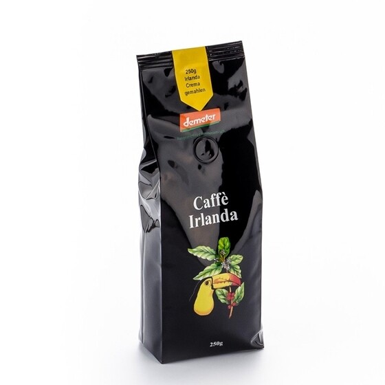 Kaffee Henauer Bio Demeter Kaffee Irlanda Crema gemahlen Beutel 250 g