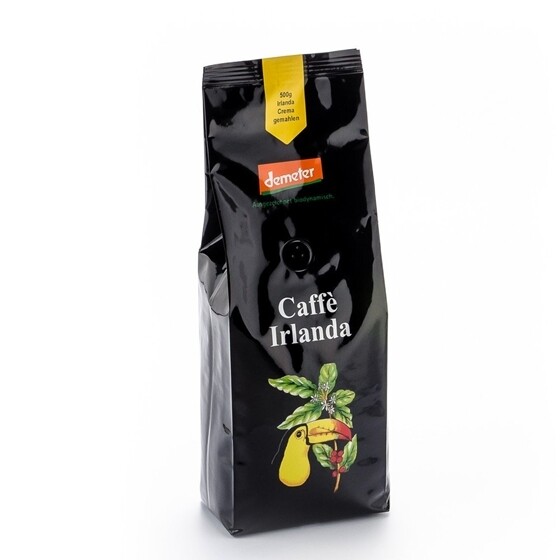 Kaffee Henauer Bio Demeter Kaffee Irlanda Crema gemahlen Beutel 4x500 g