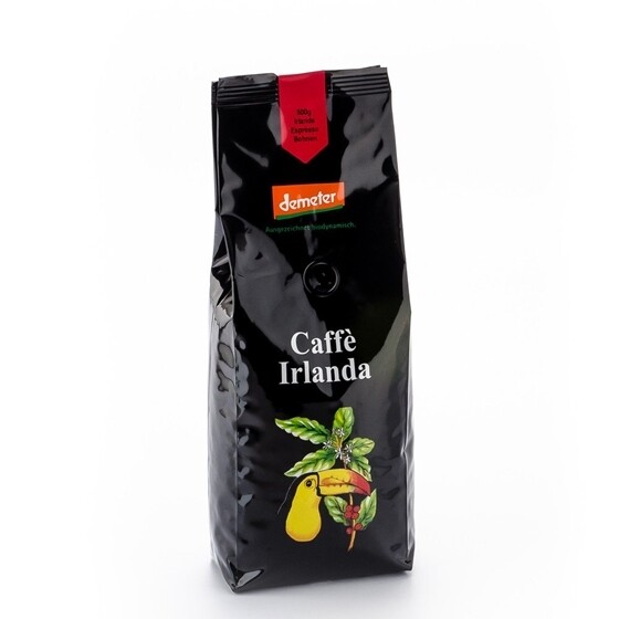 Kaffee Henauer Bio Demeter Kaffee Irlanda Espresso Bohnen Beutel 500 g