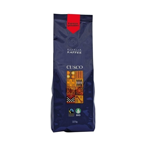 Kaffee Henauer Bio Cusco Espresso Kaffee gemahlen Beutel 250 g