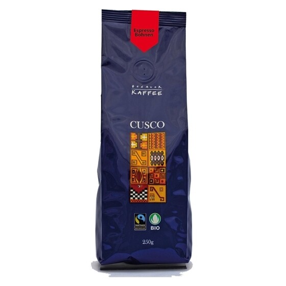 Kaffee Henauer Bio Cusco Espresso Bohnen Beutel 6x250 g