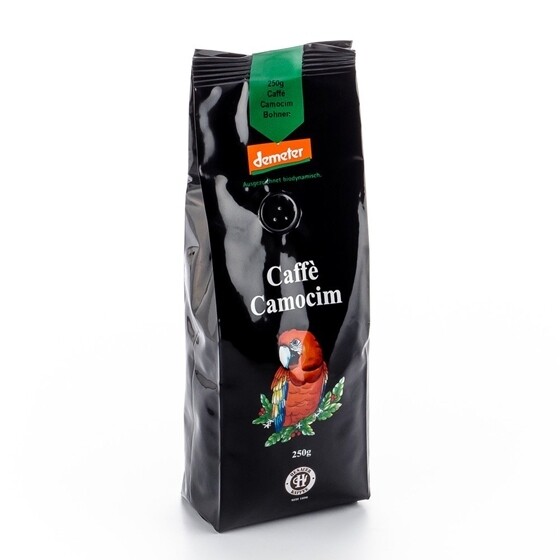 Kaffee Henauer Bio Demeter Kaffee Camocim Crema Bohnen Beutel 250 g