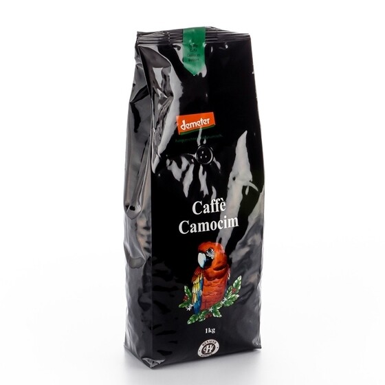 Kaffee Henauer Bio Demeter Kaffee Camocim Crema Bohnen Beutel 1 kg