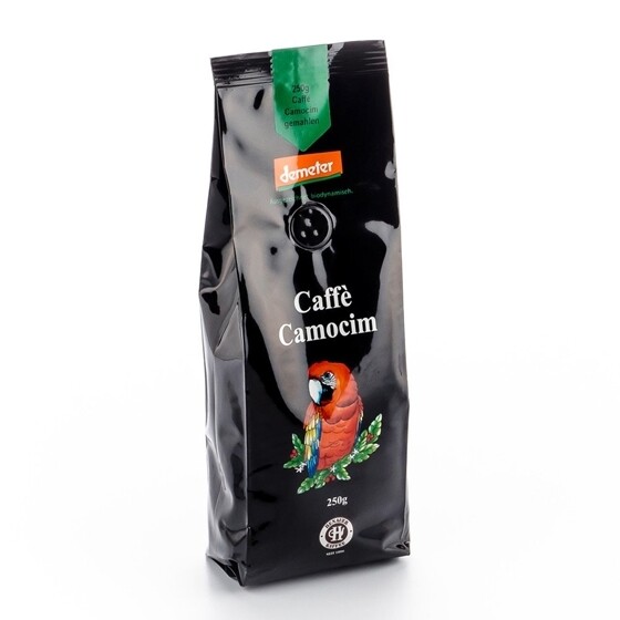 Kaffee Henauer Bio Demeter Kaffee Camocim Crema gemahlen Beutel 250 g