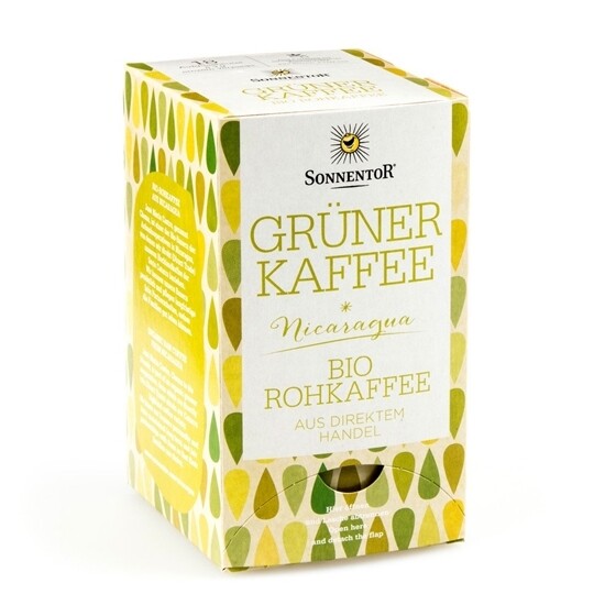 Kaffee Sonnentor Bio Grüner Kaffee - Rohkaffee Pack 18 x 3 g