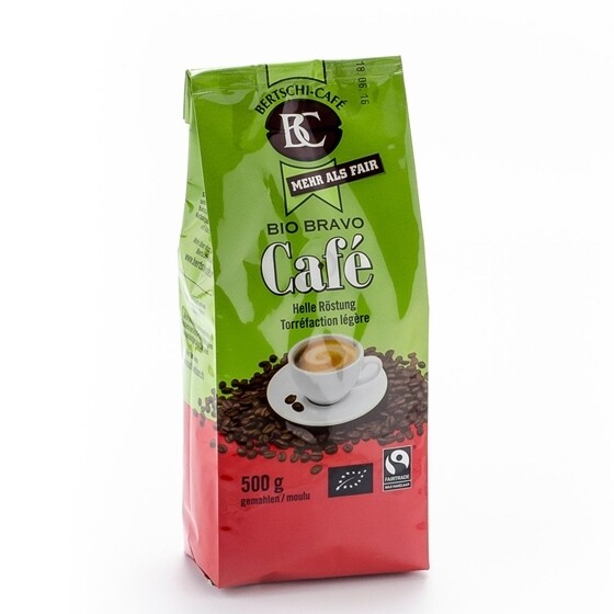Kaffee Bertschi Bio Bravo Kaffee gemahlen Beutel 500 g