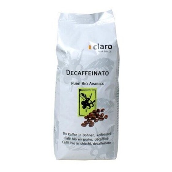 Kaffee Claro Fair Trade Bio Kaffee Decaffeinato Bohnen Beutel 500 g