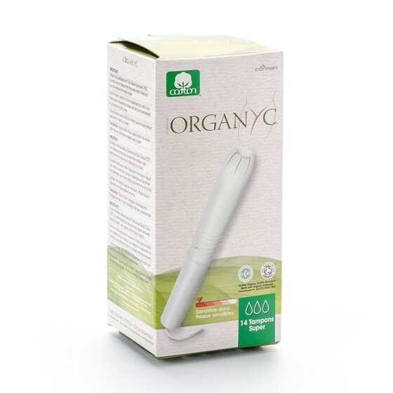 Tampons Organyc  Super mit Applikator Pack 14 Stück