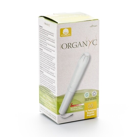 Tampons Organyc  Regular mit Applikator Pack 16 Stück