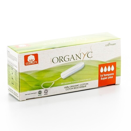 Tampons Organyc  Super Plus Pack 16 Stück