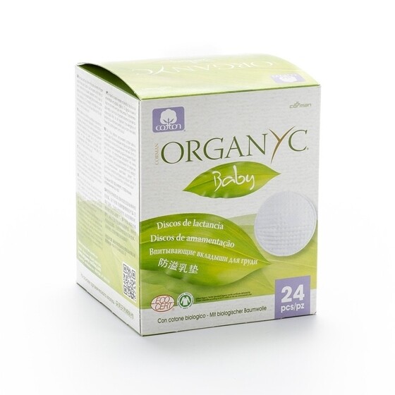 Stilleinage Organyc aus Bio Baumwolle Pack 24 Stück