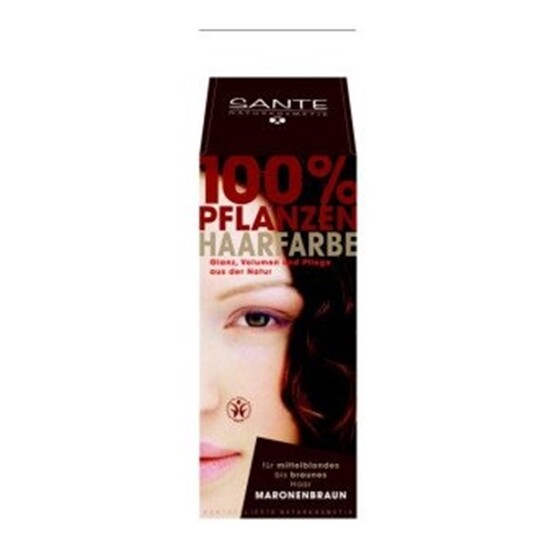 Sante Pflanzen haar farbe maronenbraun Pack 100 g