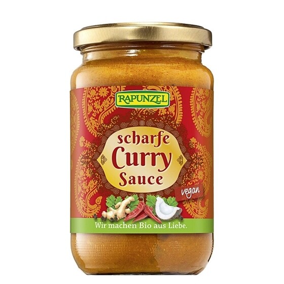 Rapunzel Bio Sauce Curry scharf Glas 350 g