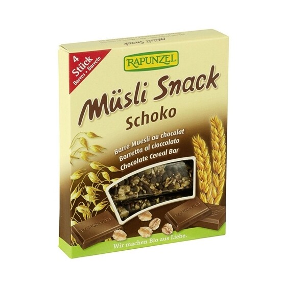 Rapunzel Bio Musli Snack Schoko Pack 4 x 29 g