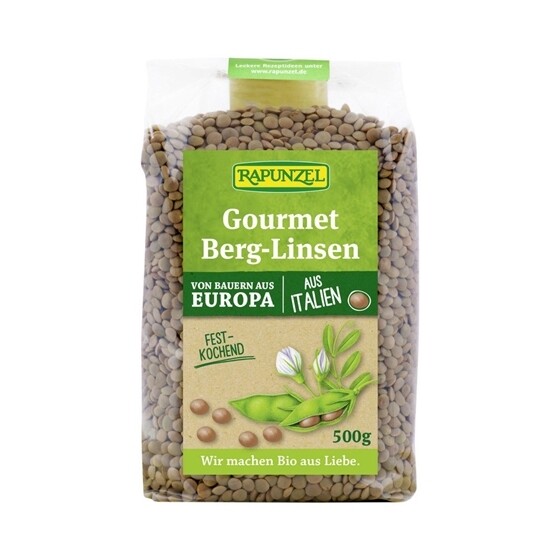 Rapunzel Bio Berg-Linsen Gourmet Beutel 500 g