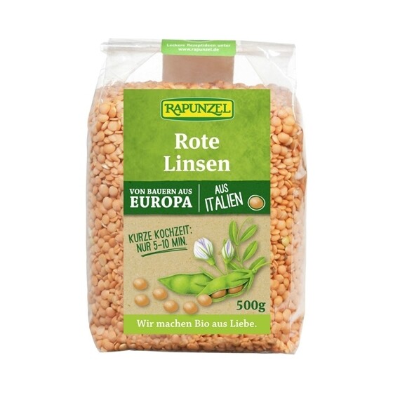 Rapunzel Bio Linsen rot Beutel 500 g