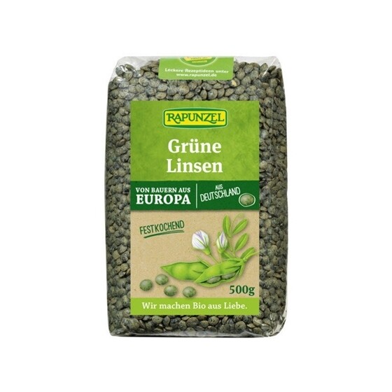 Rapunzel Bio Linsen grün Beutel 500 g