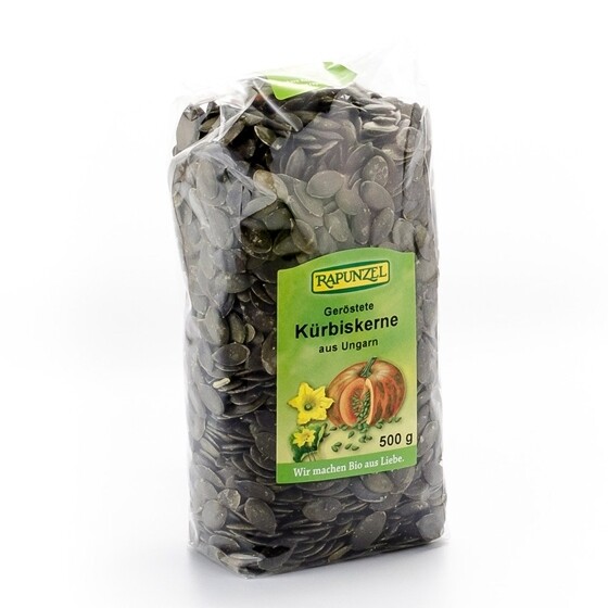Rapunzel Bio Kürbiskerne geröstet Beutel 500 g