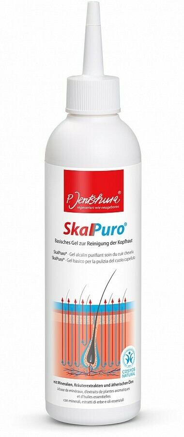 SkalPuro® Basisches Gel zur Tiefenreinigung der Kopfhaut Jentschura 250ml