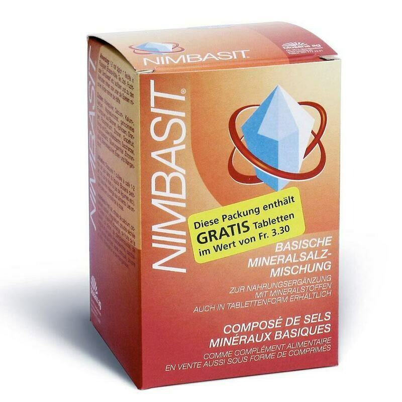NIMBASIT Mineralsalz Pulver Dose	600g Biosana