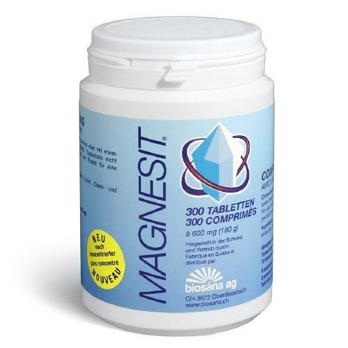 MAGNESIT Mineralsalz Lutschtabletten Dose	300 Stk.	Biosana