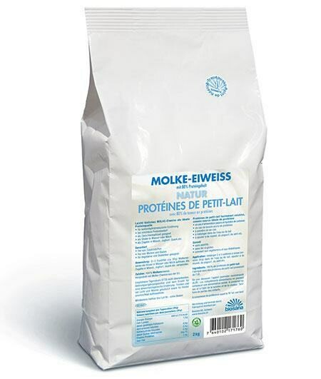 Molke-Eiweiss Pulver Natur, Beutel 2 kg Biosana