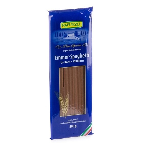 Emmer-Spaghetti Vollkorn Rapunzel Bio Beutel 500 g