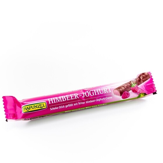 Schokolade-Stick mit Himbeer-Joghurt-Creme Rapunzel Bio Stück 24 x 22 g