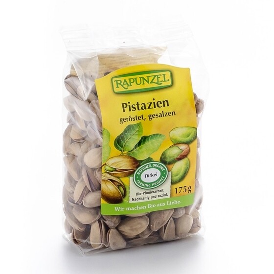Pistazien geröstet und gesalzen Beutel Rapunzel Bio   175 g