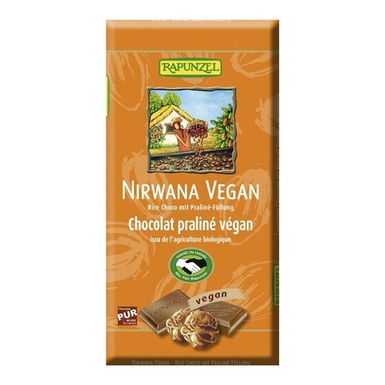 Rapunzel Bio Rice Milk Nirwana mit Trüffelfüllung HIH Tafel 12 x 100 g
