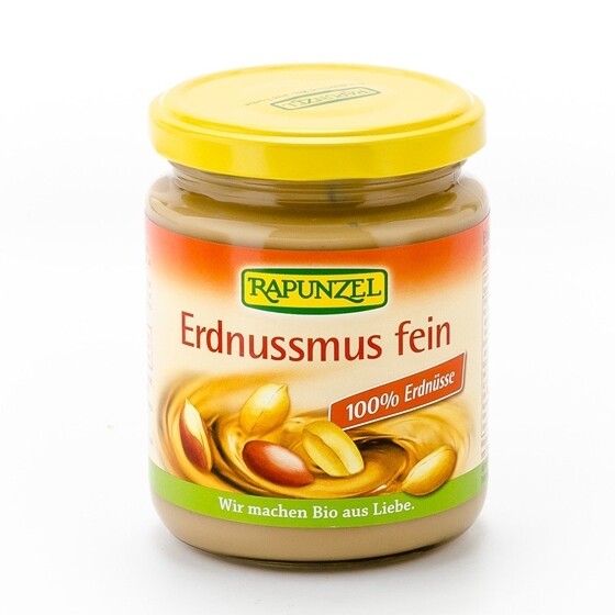 Erdnussmus fein Rapunzel Bio  Glas 500 g