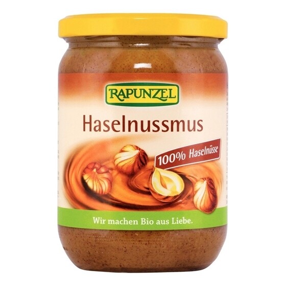 Haselnussmus  Rapunzel Bio Glas 500 g