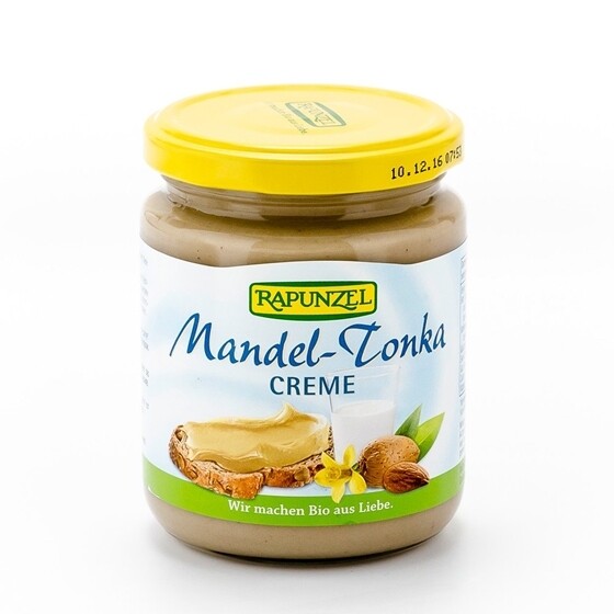 Mandel Tonka Glas Rapunzel Bio Creme  250 g
