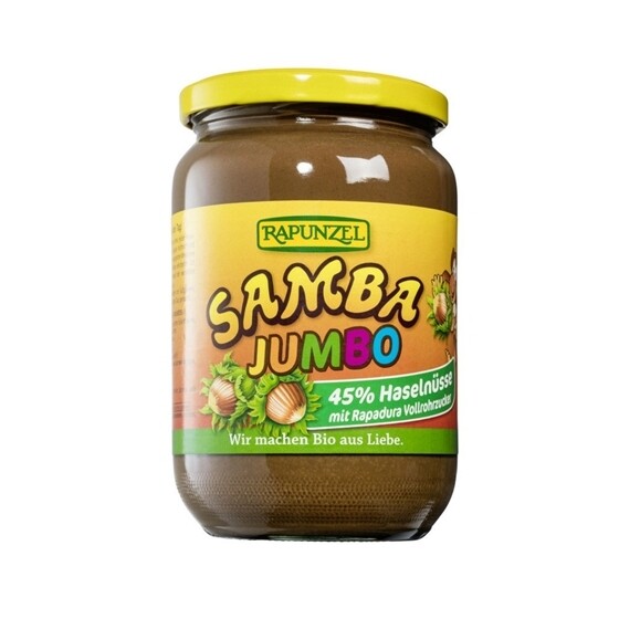 Samba Haselnuss Jumbo Rapunzel Bio  Glas 750 g