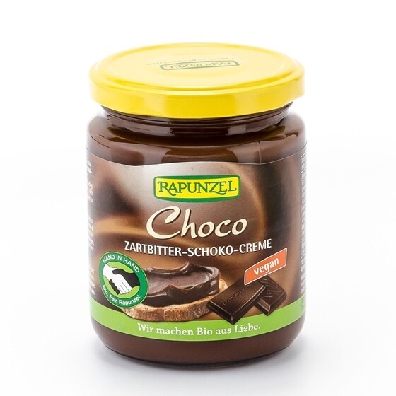 Choco Zartbitter Creme Rapunzel Bio Glas 250 g
