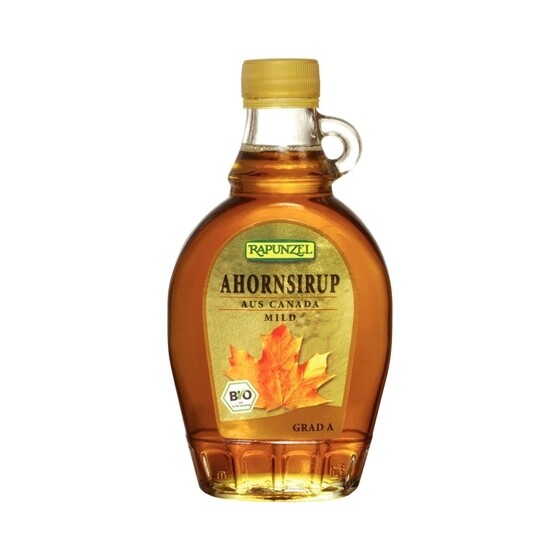 Ahornsirup Grad A hell Rapunzel Bio Flasche 250 
ml