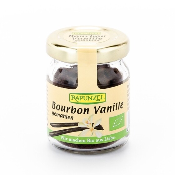 Vanille pulver Bourbon Rapunzel Bio Glas 15 g