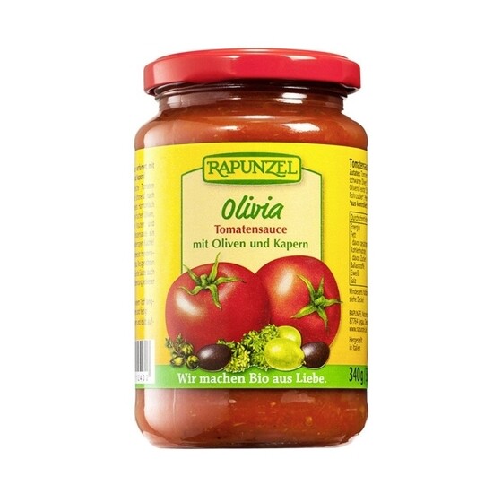 Tomatensauce mit Oliven und Kapern Rapunzel Bio Glas 3 x 340 g